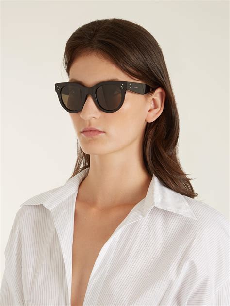 celine mini audrey sunglasses|celine eyewear rectangular sunglasses.